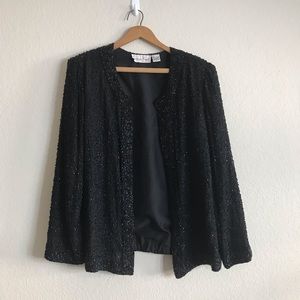 Laurence Kazar Vintage Beaded Evening Jacket